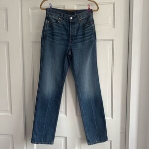 Alex Mill Carla High Rise Straight Jean NWT